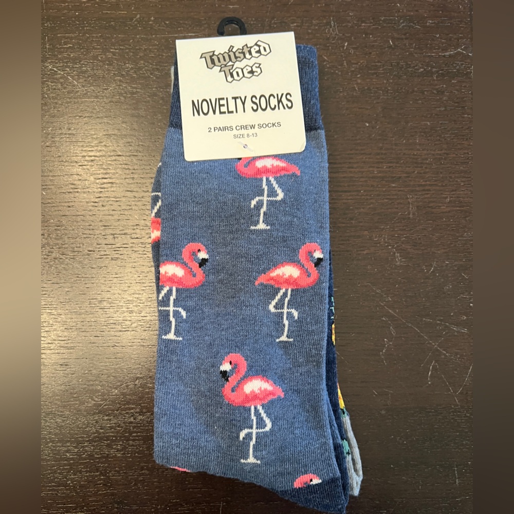 Twisted Toes Novelty Socks - 2-pack